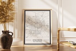 Enschede krijgt een eigen stadskaart poster