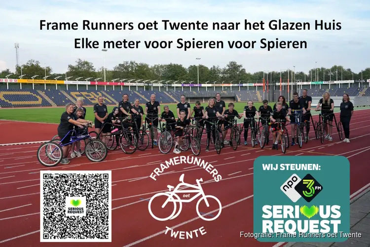 Actie Frame Runners oet Twente voor Spieren voor Spieren