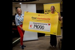 Oad Hartstocht levert € 19.000 op voor de Hartstichting